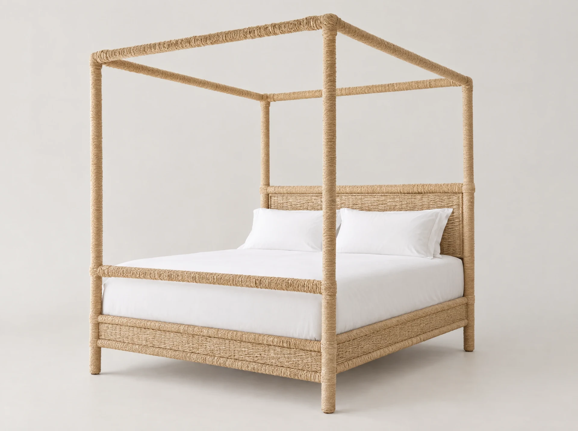 Jasmine Miller Rope Weaving Canopy Bed