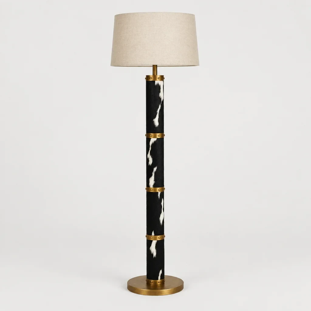 Hair-on Floor Lamp