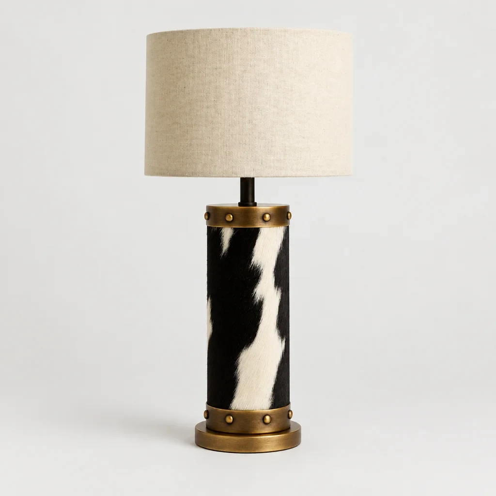 Hair-on Table Lamp