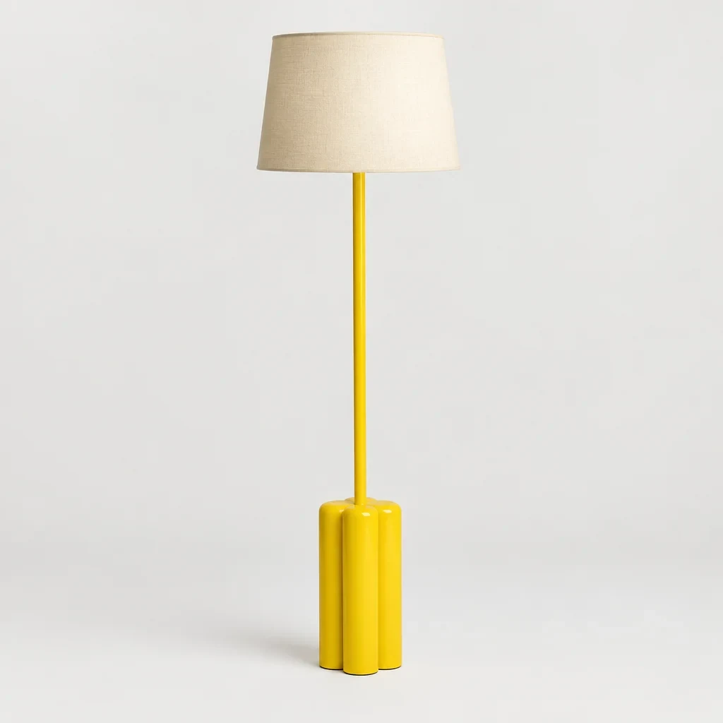 Sputnik Floor Lamp — Sunflower Yellow