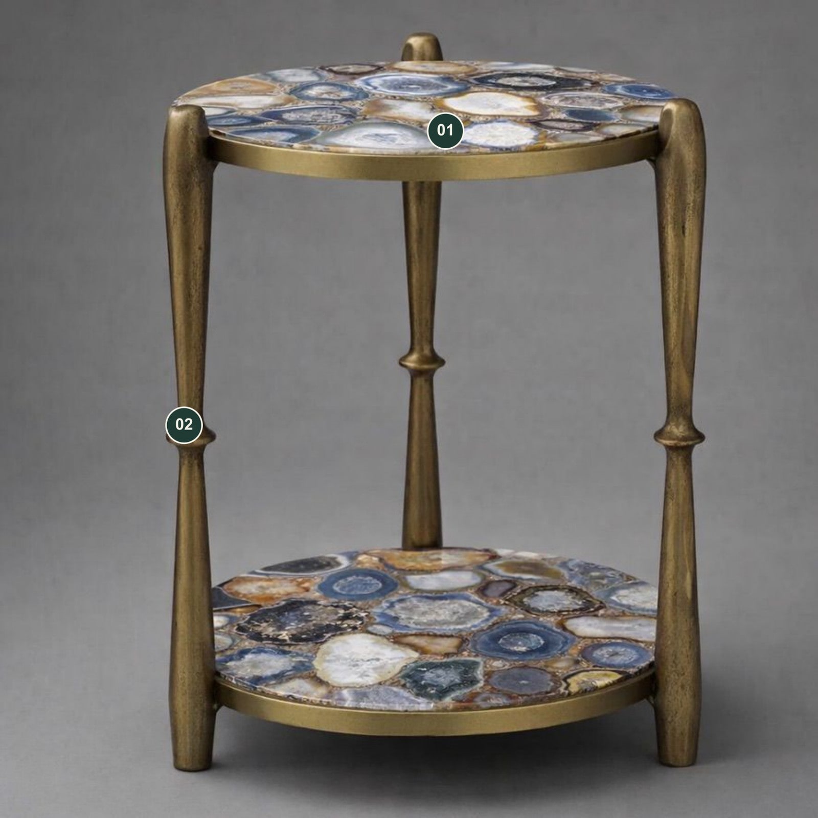 Summerville Two-Tier Side Table