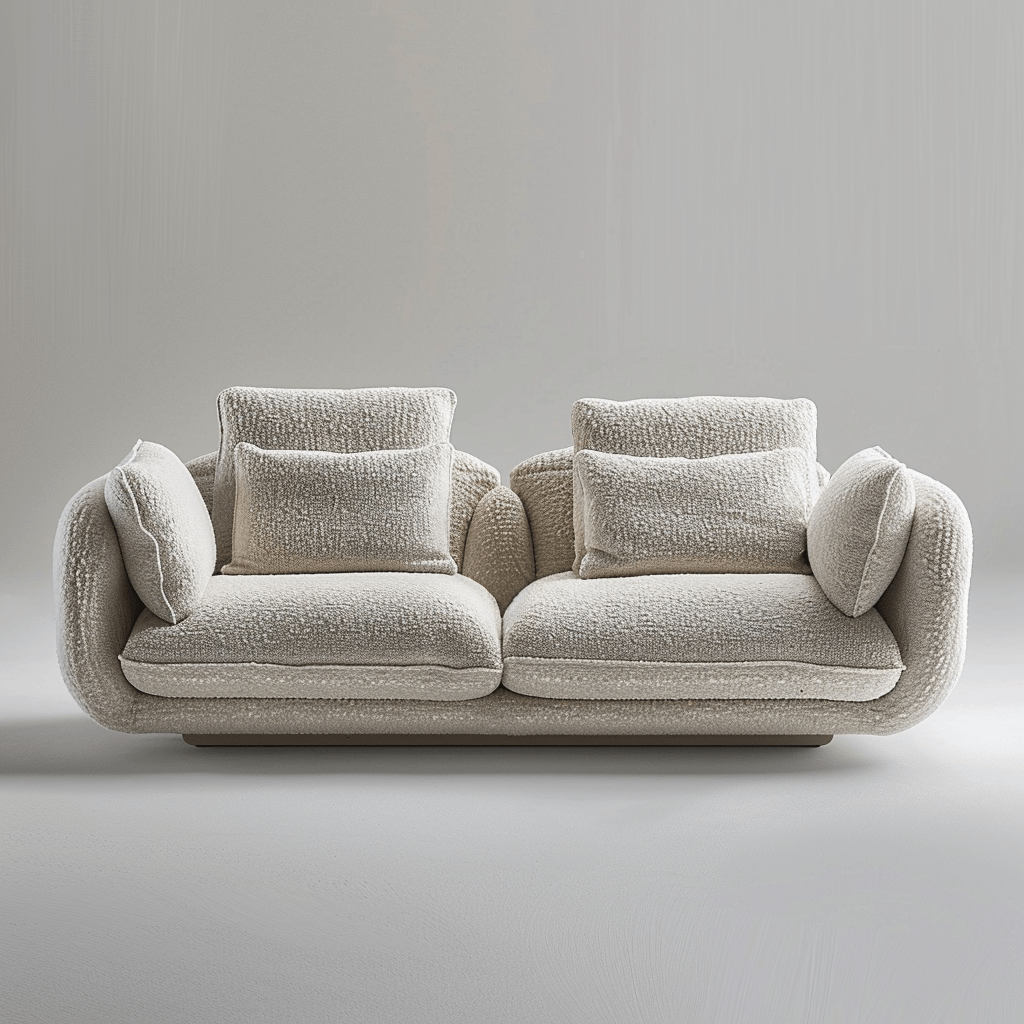 Lune Bouclé Sofa
