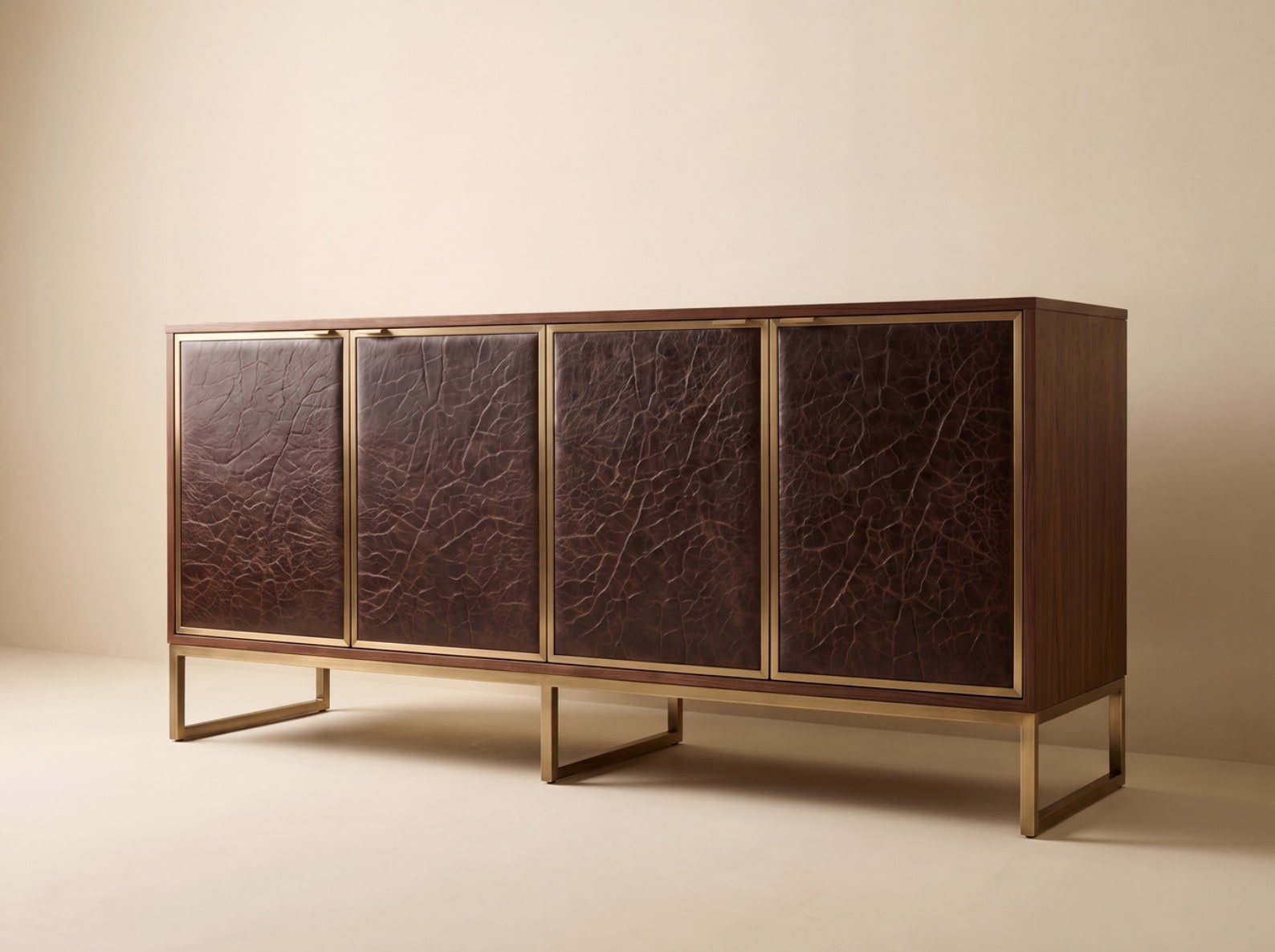 Jasmine Miller Crackle & Brass Sideboard