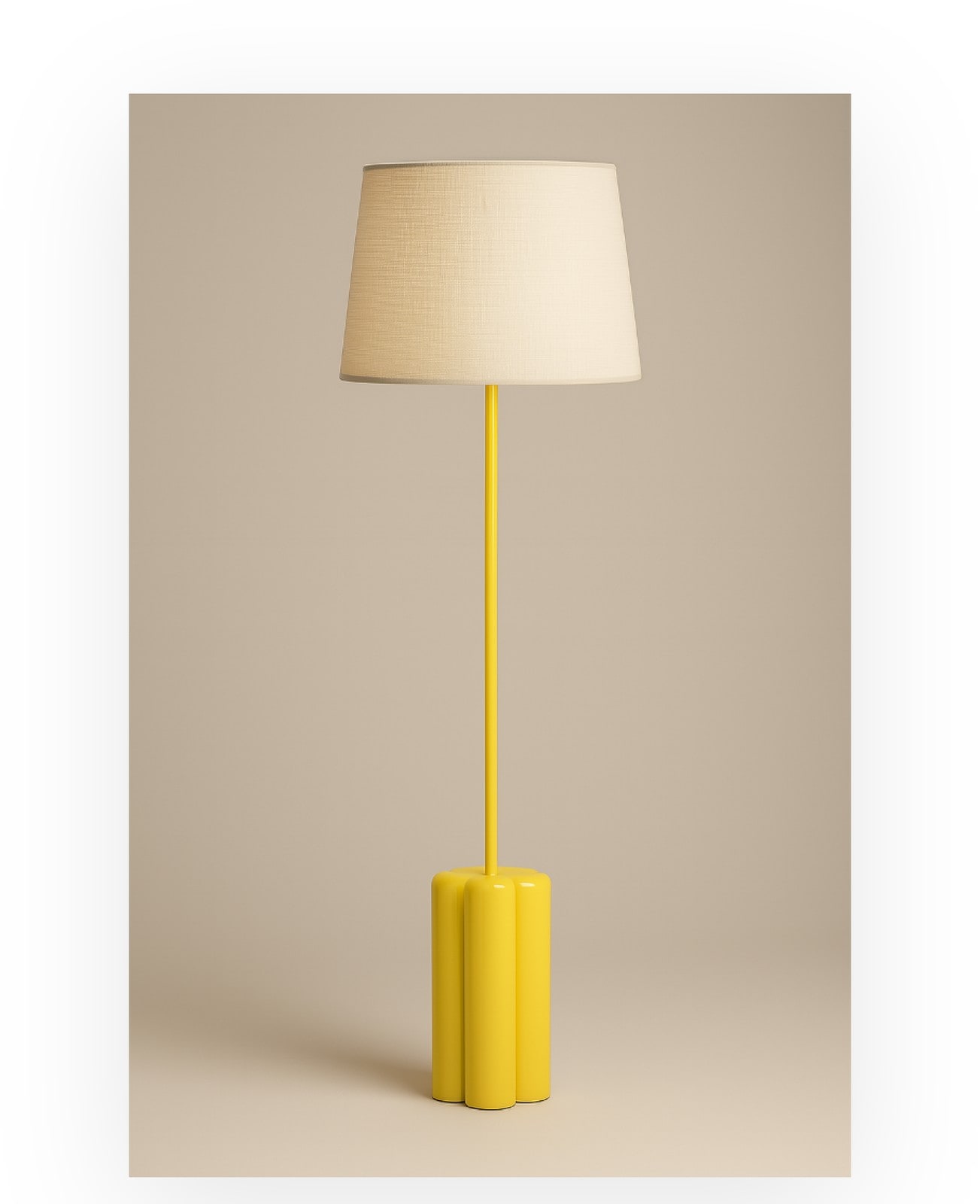 Sputnik Floor Lamp — Sunflower Yellow