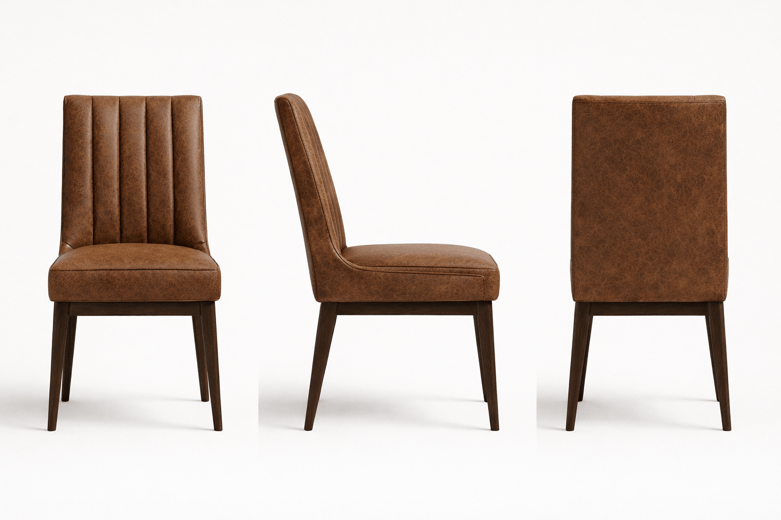 Gavin Dining Chair — Front, side and back
