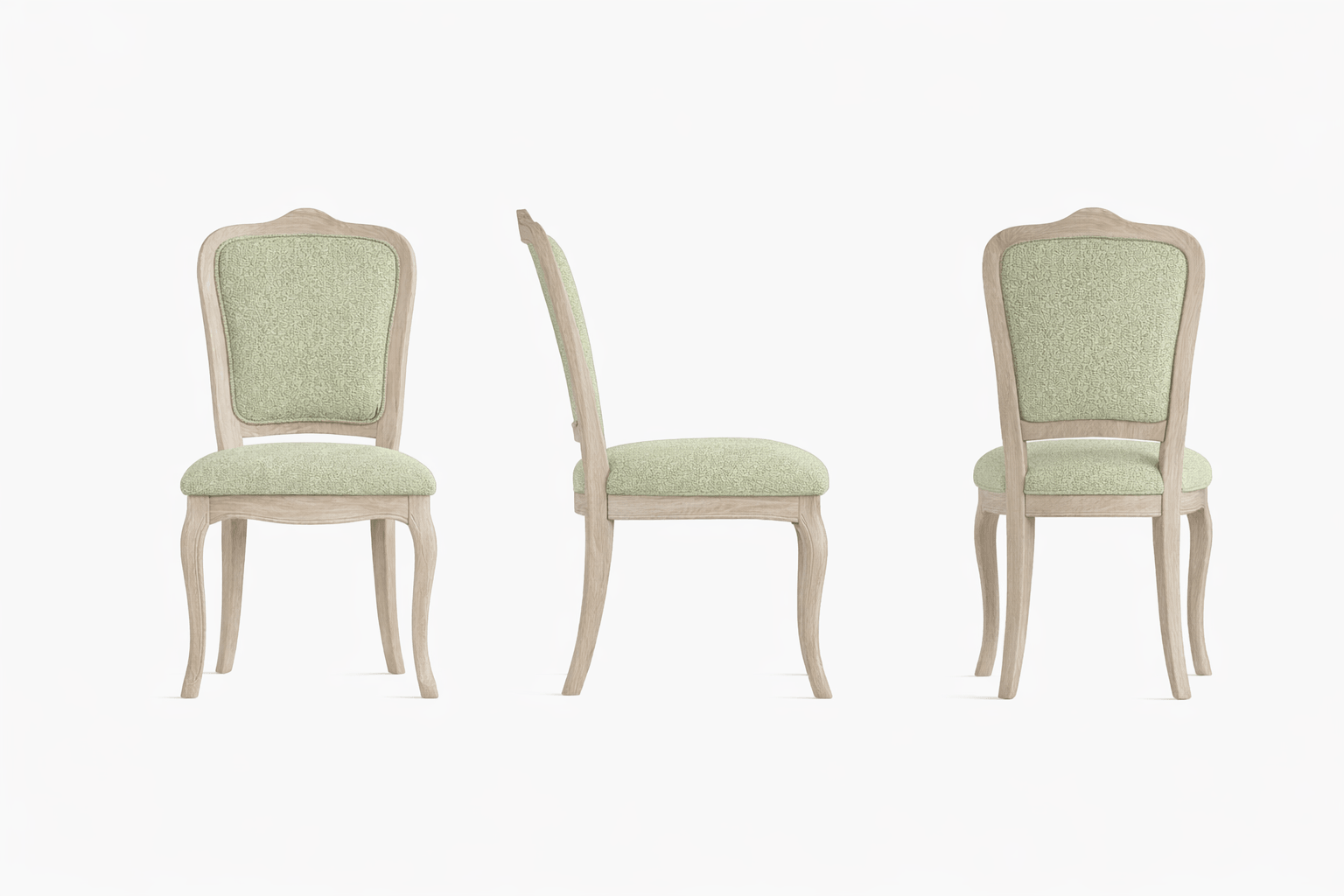 Cantello Dining Chair — Front, side and back