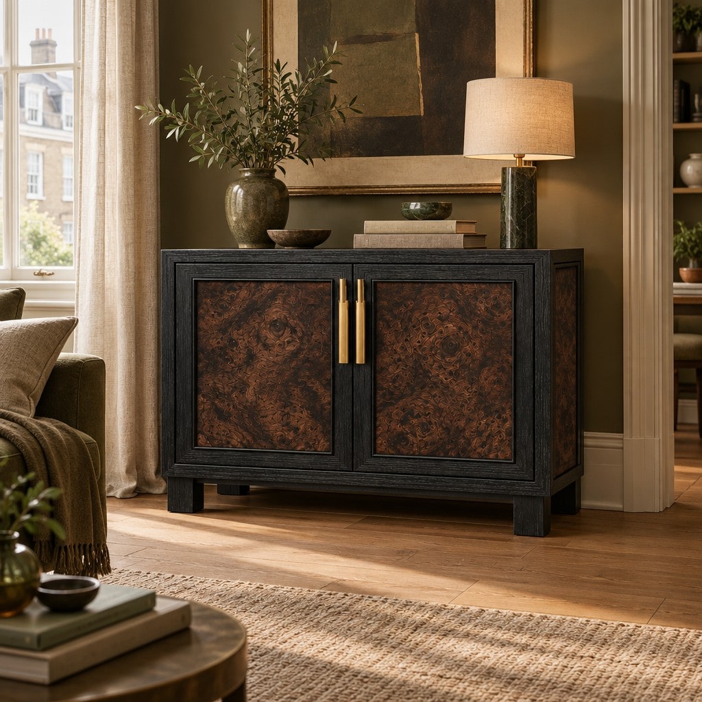 Bakersfield 2-Door Cabinet in a room
