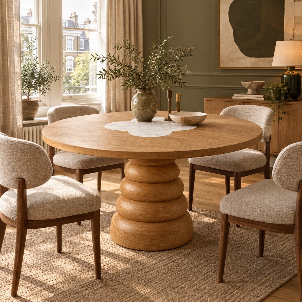 Amy Jacobson Meridian Round Dining Table